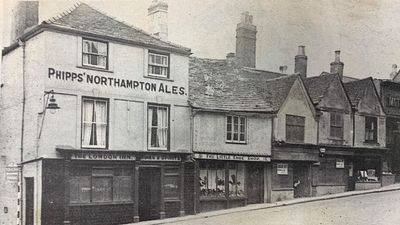4 to 8 St Johns Street before 1930s road widening 