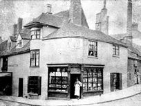 On left - George Conington shop at 22 All Saints' Street